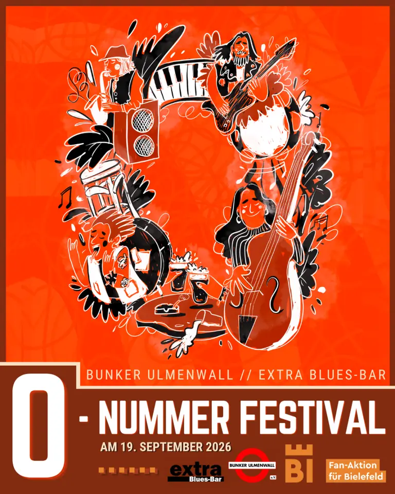 0-Nummer-Festival in Bielefeld: 8 Bands am 19. September