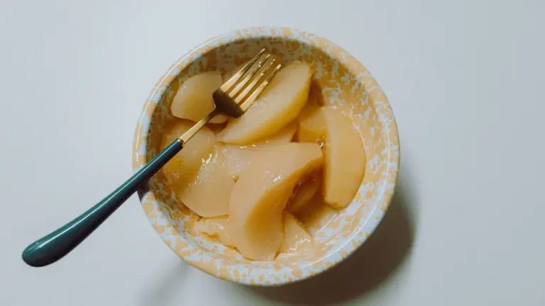 Birnenkompott ohne Einmachstress für Frühstück und Dessert